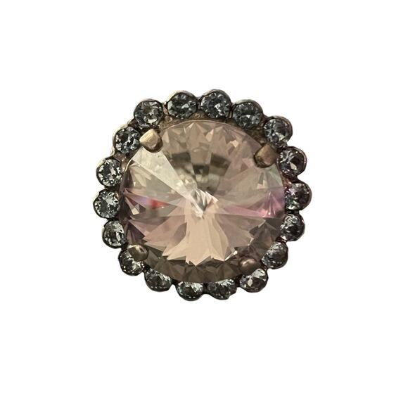 Sorrelli Crystal Adjustable Ring Size 7 - Picture 1 of 12